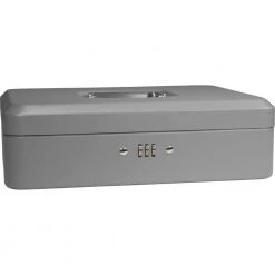 0.12 cu. ft. Cash Box Safe with Combination Lock, Grey by BARSKA