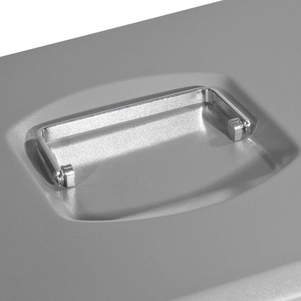 0.12 cu. ft. Cash Box Safe with Combination Lock, Grey by BARSKA 9 0.12 cu. ft. Cash Box Safe with Combination Lock, Grey by BARSKA - Image 7