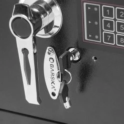 1.1 cu. ft. Steel Large Keypad Depository Safe, Black by BARSKA -Empire Sales Store barska drop safes ax11930 44 1000