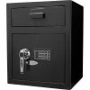 1.1 cu. ft. Steel Large Keypad Depository Safe, Black by BARSKA