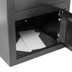 0.72 cu. ft. Steel Standard Keypad Depository Safe, Black by BARSKA -Empire Sales Store barska drop safes ax11932 fa 1000