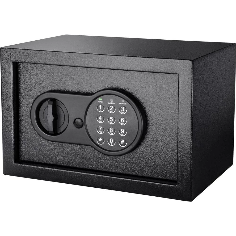 Compact 0.36 cu. ft. Steel Keypad Safe with Digital Keypad, Black by BARSKA 3 Compact 0.36 cu. ft. Steel Keypad Safe with Digital Keypad, Black by BARSKA