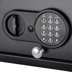 0.21 cu. ft. Steel Top Opening Safe with Keypad, Black by BARSKA -Empire Sales Store barska drop safes ax12622 1f 1000