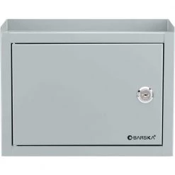 0.13 cu. ft. Steel Multi-Purpose Safe Drop Box, Gray by BARSKA 13 0.13 cu. ft. Steel Multi-Purpose Safe Drop Box, Gray by BARSKA -Empire Sales Store barska drop safes cb12710 4f 1000