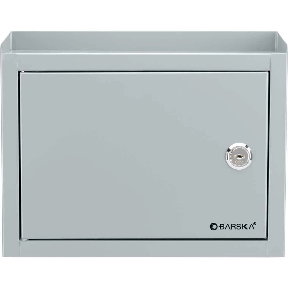 0.13 cu. ft. Steel Multi-Purpose Safe Drop Box, Gray by BARSKA 6 0.13 cu. ft. Steel Multi-Purpose Safe Drop Box, Gray by BARSKA - Image 4