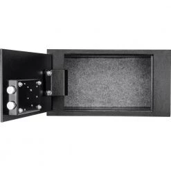 0.22 cu. ft. Steel Floor Safe With Key Lock, Black by BARSKA -Empire Sales Store barska floor safes ax12656 a0 1000