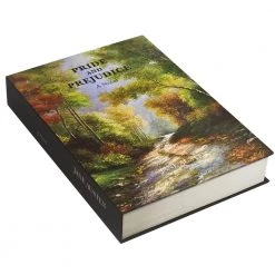 0.02 cu. ft. Steel Real Paper Book Lock Box Safe with Key Lock by BARSKA