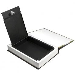 0.02 cu. ft. Steel Real Paper Book Lock Box Safe with Key Lock by BARSKA -Empire Sales Store barska hidden safes ax11682 fa 1000