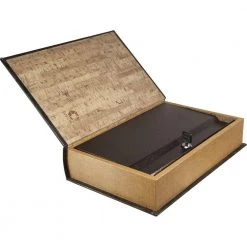 0.10 cu ft. Steel Large Antique Book Lock Box Safe with Key Lock by BARSKA -Empire Sales Store barska hidden safes cb11992 4f 1000