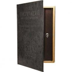 0.10 cu ft. Steel Large Antique Book Lock Box Safe with Key Lock by BARSKA