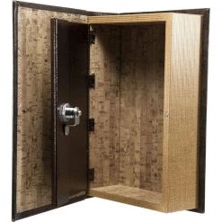 0.06 cu. ft. Steel Antique Book Lock Box Safe with Key Lock by BARSKA -Empire Sales Store barska hidden safes cb11994 1f 1000