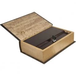 0.06 cu. ft. Steel Antique Book Lock Box Safe with Key Lock by BARSKA -Empire Sales Store barska hidden safes cb11994 4f 1000