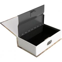 0.03 cu. ft. Steel Paris Book Lock Box Safe with Combination Lock, Tan by BARSKA -Empire Sales Store barska hidden safes cb12362 4f 1000