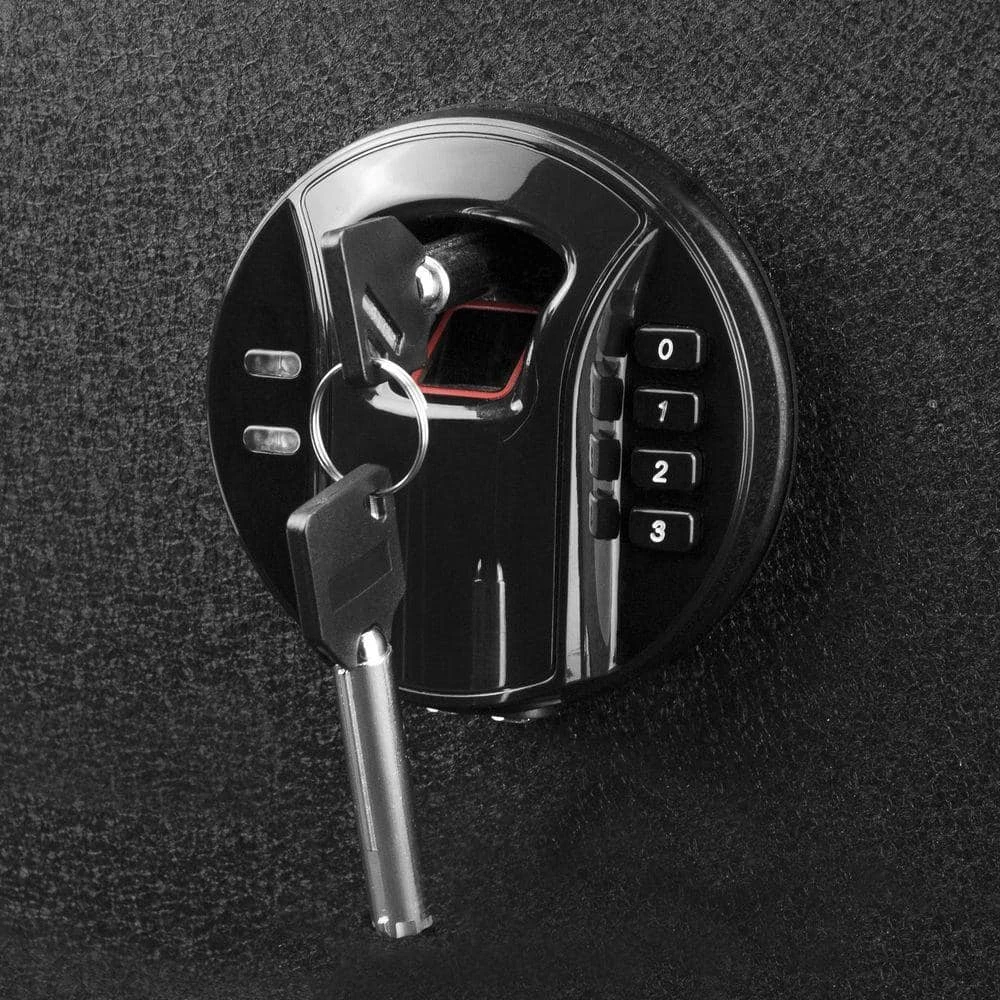 HQ100 0.69 cu. ft. Steel Biometric Keypad Safe with Digital Keypad, Black by BARSKA 6 HQ100 0.69 cu. ft. Steel Biometric Keypad Safe with Digital Keypad, Black by BARSKA - Image 4