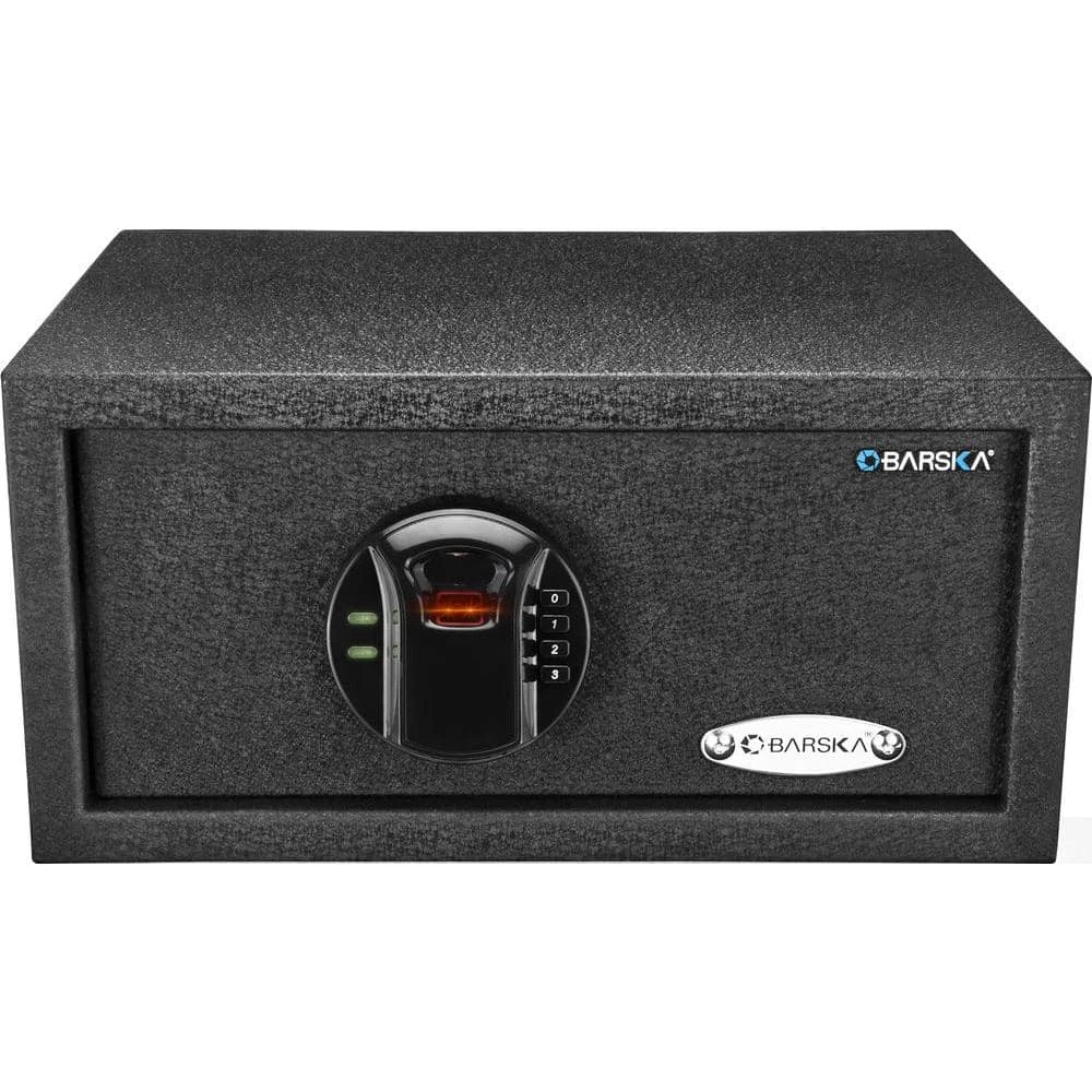 HQ100 0.69 cu. ft. Steel Biometric Keypad Safe with Digital Keypad, Black by BARSKA 5 HQ100 0.69 cu. ft. Steel Biometric Keypad Safe with Digital Keypad, Black by BARSKA - Image 3