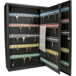 Deluxe 200 Keys Heavy Duty Lock Box Safe with Key Lock by BARSKA
