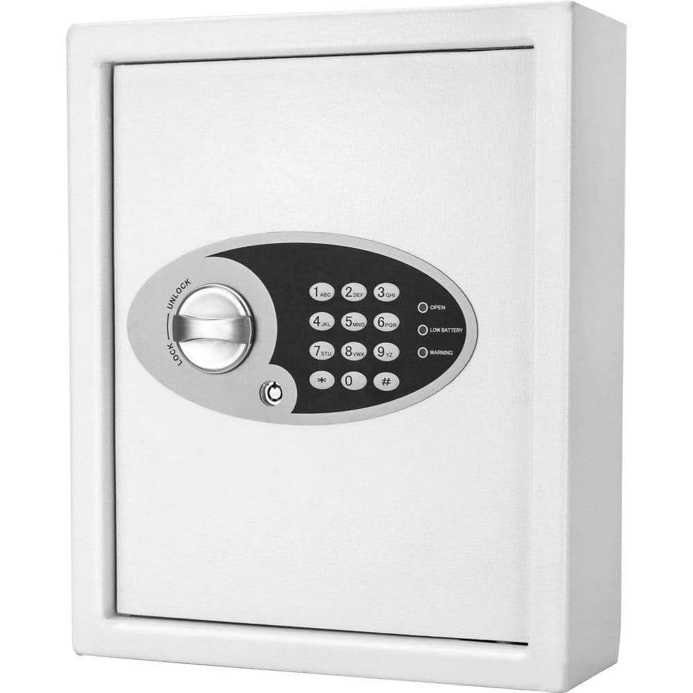 48-Key Position Steel Wall Safe with Digital Keypad, White by BARSKA 5 48-Key Position Steel Wall Safe with Digital Keypad, White by BARSKA - Image 3