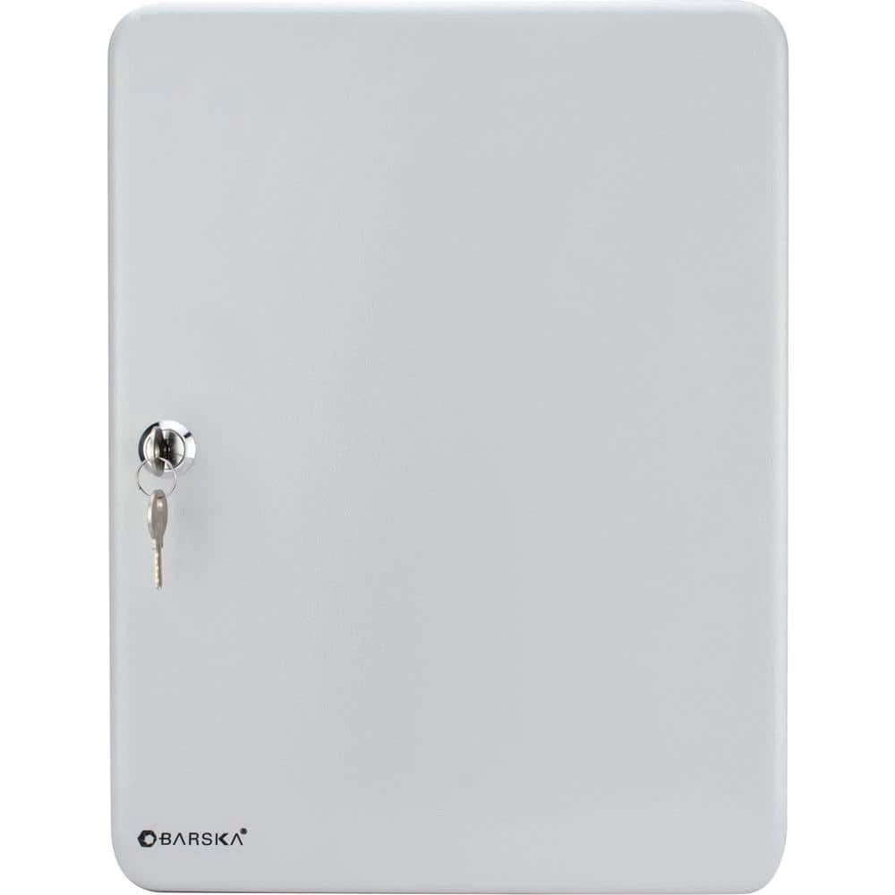 160-Position Steel Key Lock Box Safe with Key Lock, Gray by BARSKA 6 160-Position Steel Key Lock Box Safe with Key Lock, Gray by BARSKA - Image 4