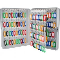 160-Position Steel Key Lock Box Safe with Key Lock, Gray by BARSKA 16 160-Position Steel Key Lock Box Safe with Key Lock, Gray by BARSKA -Empire Sales Store barska key cabinets cb12488 76 1000