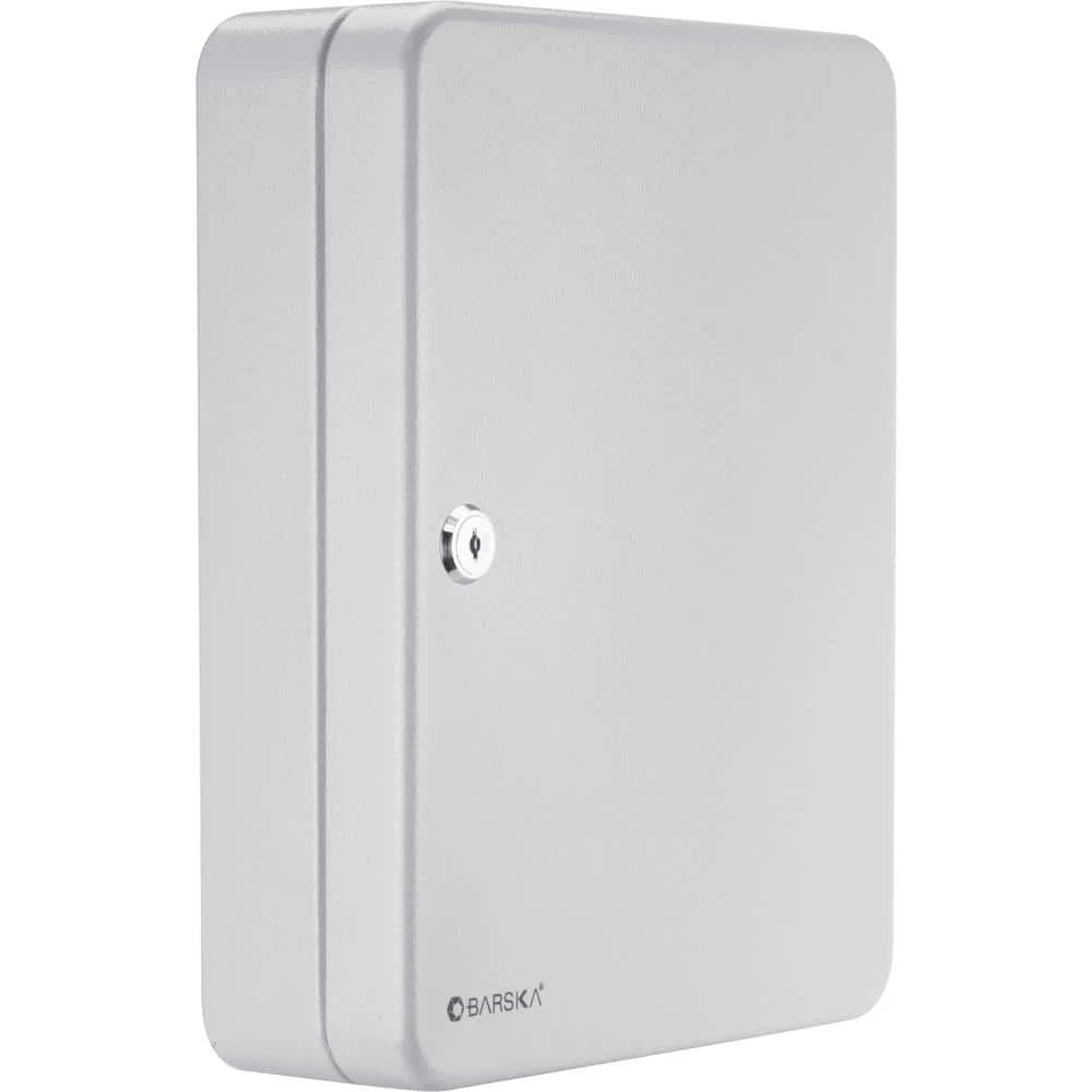 90-Position Steel Key Cabinet with Key Lock, Grey by BARSKA 6 90-Position Steel Key Cabinet with Key Lock, Grey by BARSKA - Image 4