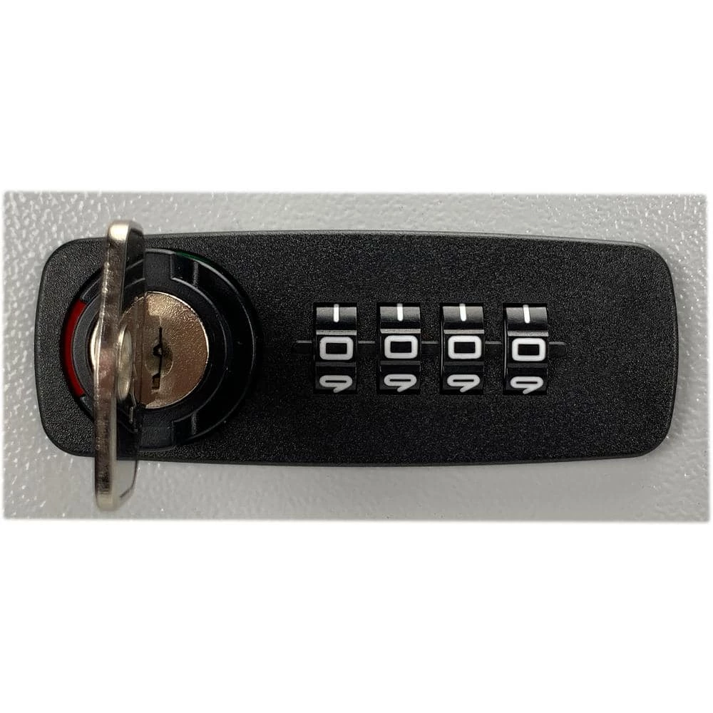 Lock Box with Combination Lock White Tag, Grey 160 Keys by BARSKA 6 Lock Box with Combination Lock White Tag, Grey 160 Keys by BARSKA - Image 4