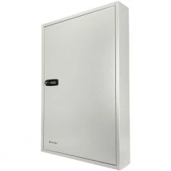 Lock Box with Combination Lock White Tag, Grey 160 Keys by BARSKA