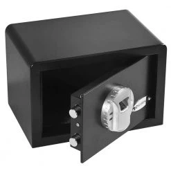 0.28 cu. ft. Compact Safe with Biometric Lock, Black Matte by BARSKA -Empire Sales Store barska office safes ax11620 4f 1000