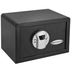 0.28 cu. ft. Compact Safe with Biometric Lock, Black Matte by BARSKA