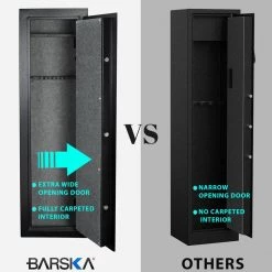 10- Gun Large Quick Access Biometric and Keypad Gun Safe, Black by BARSKA 21 10- Gun Large Quick Access Biometric and Keypad Gun Safe, Black by BARSKA -Empire Sales Store barska rifle safes ax13646 d4 1000