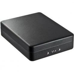 0.05 cu. ft. Steel Combination Compact Lock Box Safe by BARSKA