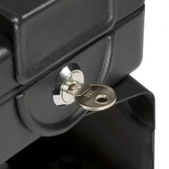 0.02 cu. ft. Steel Compact Key Lock Box Safe with Mounting Sleeve by BARSKA -Empire Sales Store barska safe boxes ax11812 44 1000