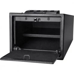 0.23 cu. ft. Steel Electric Keypad Portable Safe, Black by BARSKA 11 0.23 cu. ft. Steel Electric Keypad Portable Safe, Black by BARSKA -Empire Sales Store barska safe boxes ax12432 4f 1000