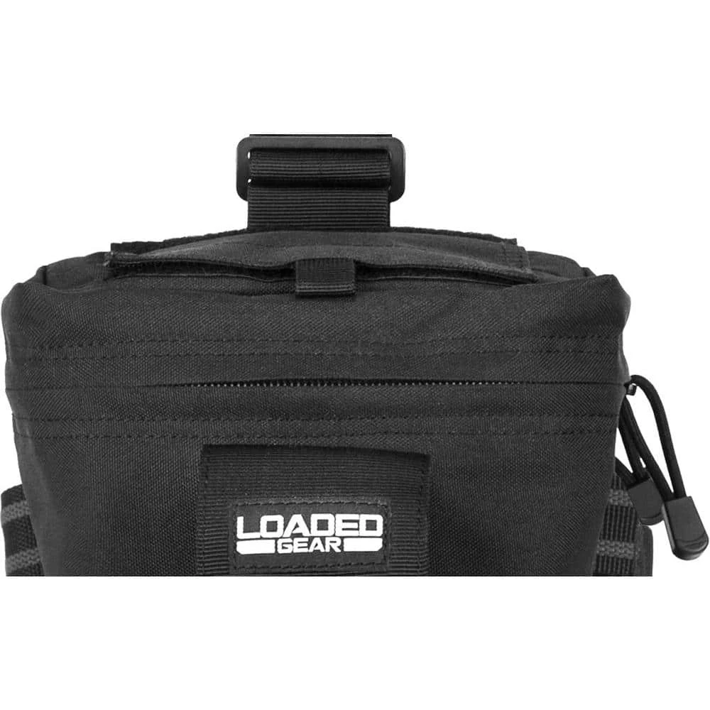 Loaded Gear 9 in. CX-300 Drop Leg Dump Pouch, Black by BARSKA 4 Loaded Gear 9 in. CX-300 Drop Leg Dump Pouch, Black by BARSKA - Image 2