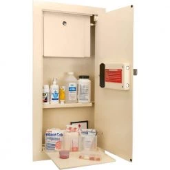 0.82 cu. ft. Steel Large Wall Biometric Safe, Cream by BARSKA 17 0.82 cu. ft. Steel Large Wall Biometric Safe, Cream by BARSKA -Empire Sales Store barska wall safes ax12408 31 1000