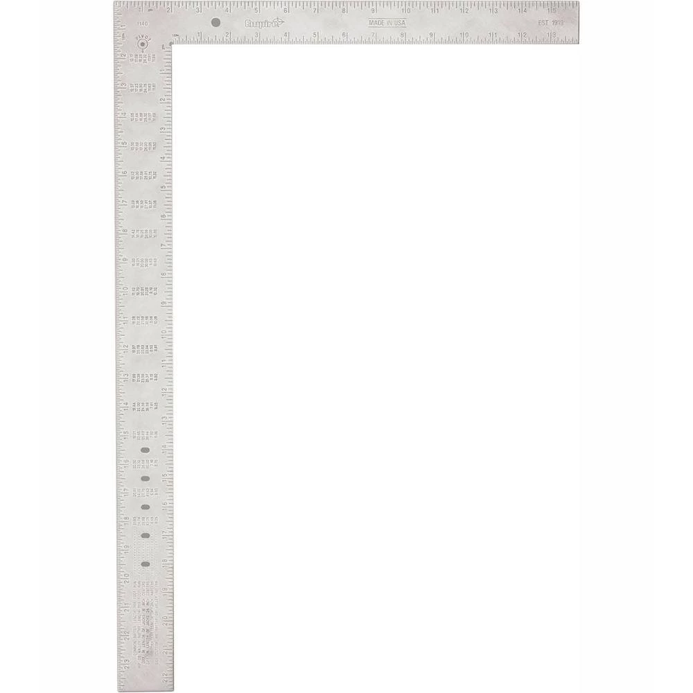 7 in. Magnum Aluminum Rafter Square with 16 in. x 24 in. Aluminum Square by Empire 7 7 in. Magnum Aluminum Rafter Square with 16 in. x 24 in. Aluminum Square by Empire - Image 5