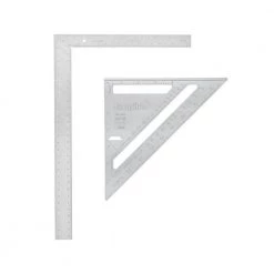 7 in. Magnum Aluminum Rafter Square with 16 in. x 24 in. Aluminum Square by Empire