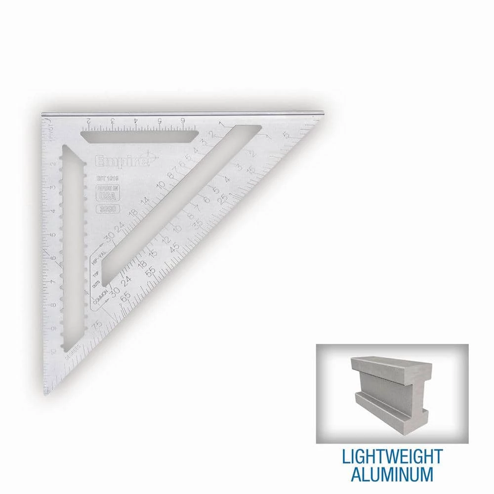 12 in. Magnum Aluminum Rafter Square by Empire 3 12 in. Magnum Aluminum Rafter Square by Empire