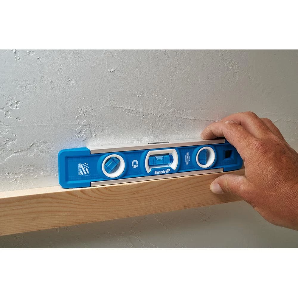 6 in. Pocket Combination Square and 7 in. Polycast Rafter Square with 9 in. True Blue Professional Torpedo Level by Empire 11 6 in. Pocket Combination Square and 7 in. Polycast Rafter Square with 9 in. True Blue Professional Torpedo Level by Empire - Image 9