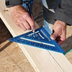 7 in. and 12 in. Laser Etched Aluminum Rafter Squares by Empire -Empire Sales Store empire carpenter squares e2994 e3992 1f 1000