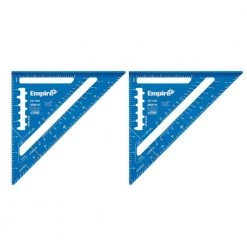 7 in. and 12 in. Laser Etched Aluminum Rafter Squares by Empire