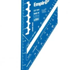 12 in. Laser Etched Aluminum Rafter Square with 7 in. Magnum Aluminum Rafter Square by Empire -Empire Sales Store empire carpenter squares e3992 2990 c3 1000