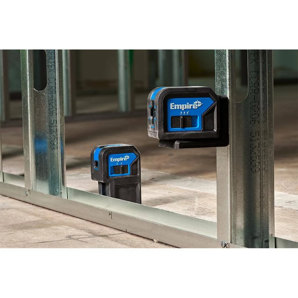 Green 125 ft. 3-Point and 75 ft. Cross Line Laser Level (2-Pack) by Empire 12 Green 125 ft. 3-Point and 75 ft. Cross Line Laser Level (2-Pack) by Empire - Image 10