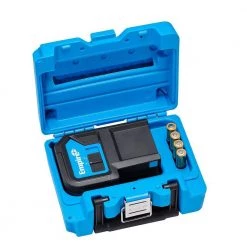 125 ft. Green 3-Point Laser Level with 48 in. to 78 in. True Blue Extendable Box Level (2-Piece) by Empire -Empire Sales Store empire laser level elg3d ext78 a0 1000