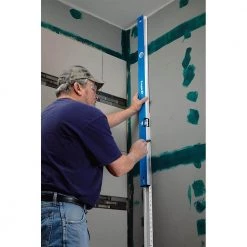 75 ft. Green Self-Leveling Cross Line Laser Level with 48 in. to 78 in. True Blue Extendable Box Level (2-Piece) by Empire -Empire Sales Store empire laser level elgc ext78 31 1000