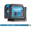 75 ft. Green Self-Leveling Cross Line Laser Level with 48 in. to 78 in. True Blue Extendable Box Level (2-Piece) by Empire 1 75 ft. Green Self-Leveling Cross Line Laser Level with 48 in. to 78 in. True Blue Extendable Box Level (2-Piece) by Empire -Empire Sales Store empire laser level elgc ext78 64 1000