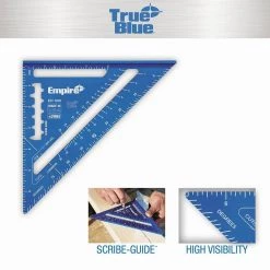 24 in. Aluminum Magnetic I-Beam Level with Aluminum Rafter Square and Torpedo Level by Empire 16 24 in. Aluminum Magnetic I-Beam Level with Aluminum Rafter Square and Torpedo Level by Empire -Empire Sales Store empire levels 500m 24 e2994 587 24 4f 1000