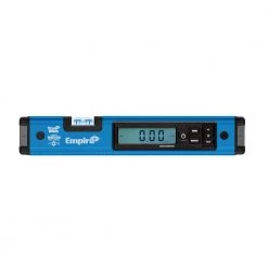 16 in. True Blue Digital Box Level with 8 in. True Blue Magnetic Billet Torpedo Level and 7 in. Aluminum Rafter Square by Empire -Empire Sales Store empire levels e105 16 em71 8 e2994 40 1000