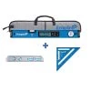 24 in. Digital Box Level with Case and 8 in. Magnetic Torpedo Level and Rafter Square in True Blue by Empire -Empire Sales Store empire levels e105 24 em71 8 e2994 64 1000