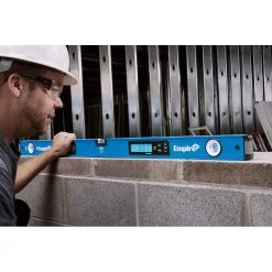 48 in. Digital Box Level with Case and 8 in. Magnetic Torpedo Level and Rafter Square in True Blue by Empire -Empire Sales Store empire levels e105 48 em71 8 e2994 fa 1000