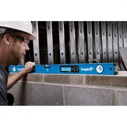 72 in. Digital Box Level with Case 8 in. Magnetic Torpedo Level and Rafter Square in True Blue by Empire -Empire Sales Store empire levels e105 72 em71 8 e2994 fa 1000
